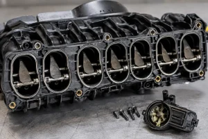 Defekte Drallklappen – typischer Schaden im Ansaugtrakt moderner Motoren.