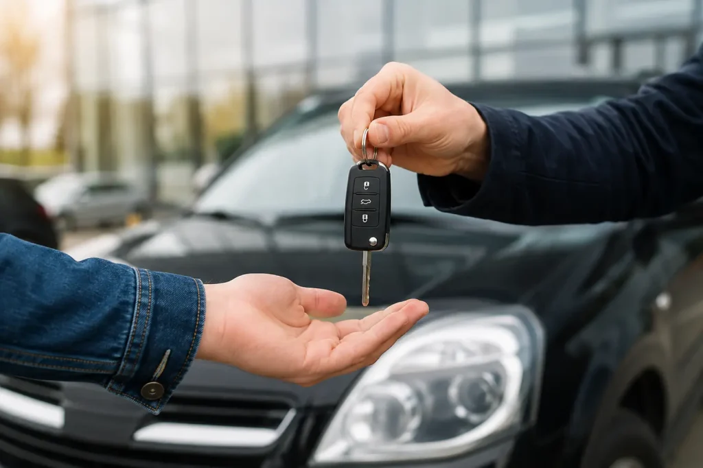 Auto kaufen – Schlüsselübergabe beim Gebrauchtwagenkauf